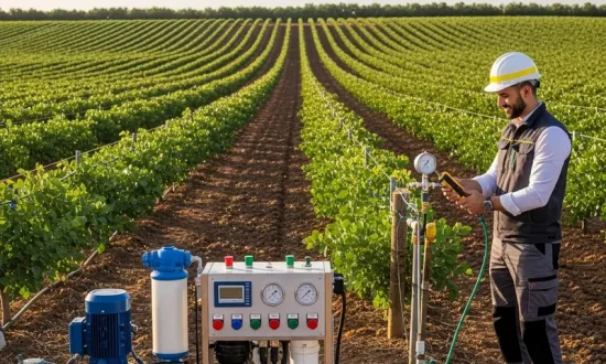 افت فشار در سیستم آبیاری قطره‌ای: راهنمای فنی عیب‌یابی و بهینه‌سازی