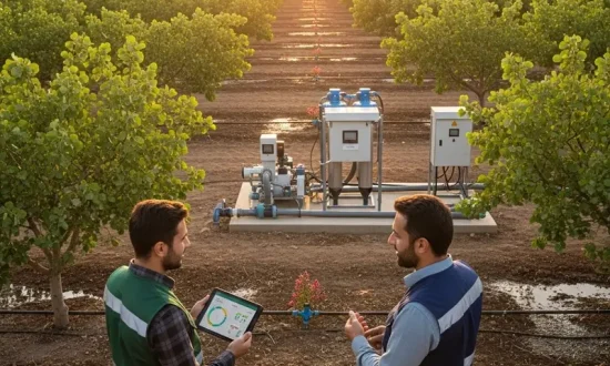 محاسبه فنی پمپ آبیاری قطره ای: راهنمای گام به گام انتخاب بر اساس هد و دبی