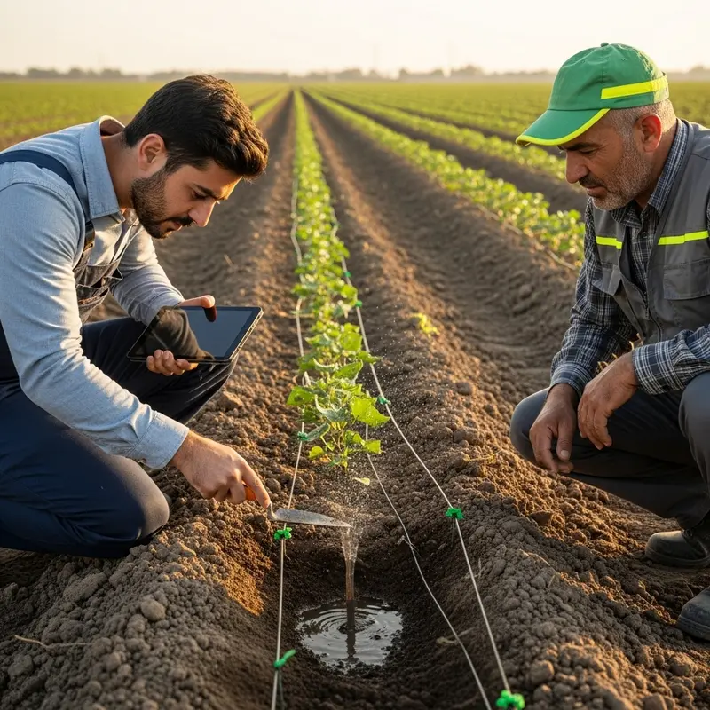 راهنمای فنی انتخاب دبی پلاک نوار تیپ متناسب با بافت خاک