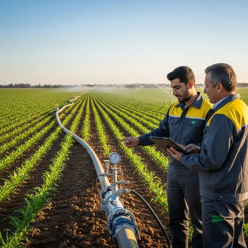 تحلیل فنی لوله تاشو نخدار در برابر پلی اتیلن: مقایسه فشار کاری، دوام و هزینه نصب