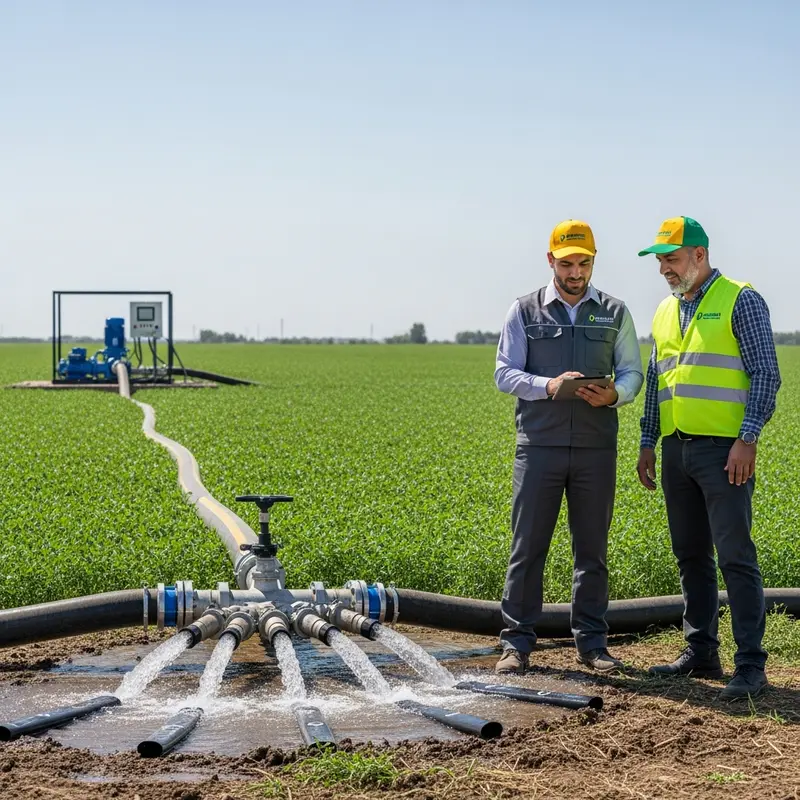 محاسبه دقیق سایز لوله تاشو: تطبیق قطر لوله با دبی خروجی پمپ